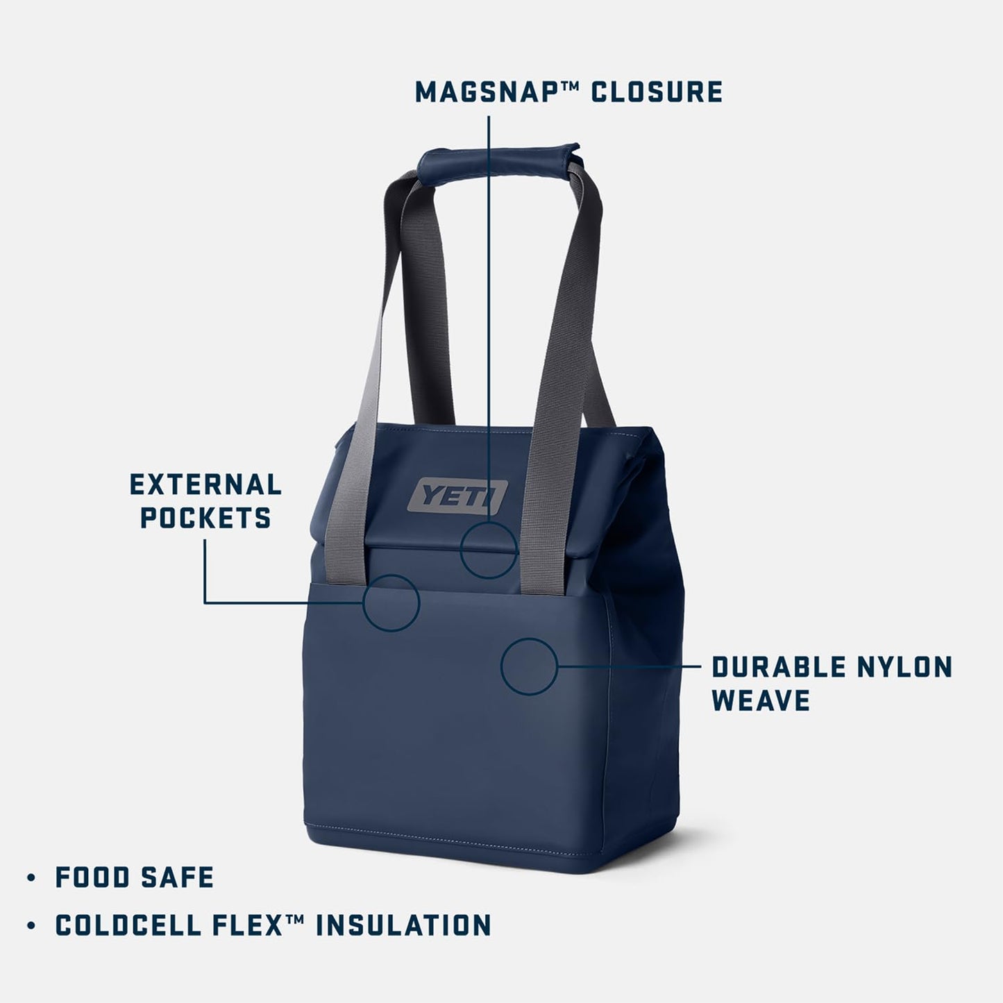 YETI Daytrip 14L Insulated Tote Bag, Charcoal