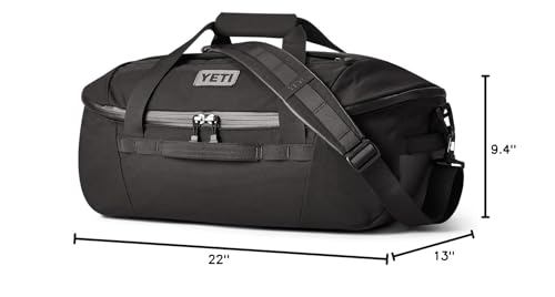 YETI Crossroads Duffel Bag, 40L, Black
