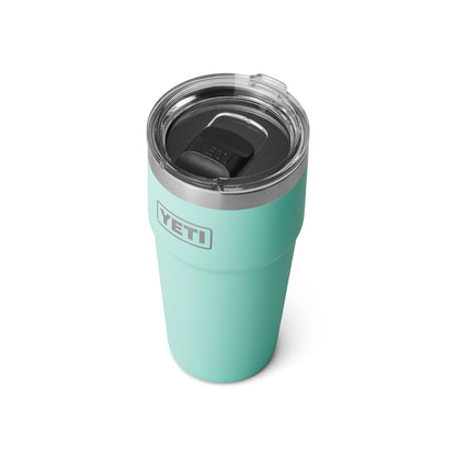 YETI Rambler 20 oz Stackable Tumbler, Stainless Steel, Vacuum Insulated with MagSlider Lid, Seafoam