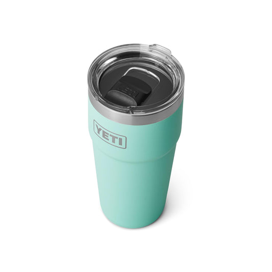 YETI Rambler 20 oz Stackable Tumbler, Stainless Steel, Vacuum Insulated with MagSlider Lid, Seafoam