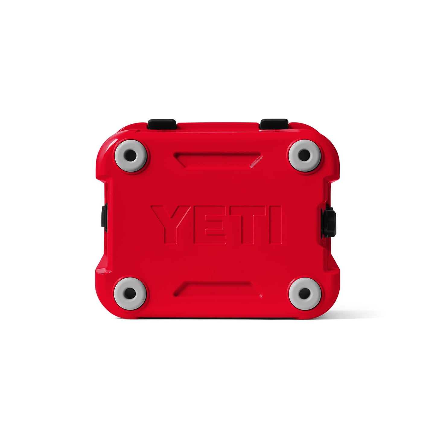 YETI Roadie 24 2.0 Hard Cooler with DoubleDuty Shoulder Strap and Drain Plug, Rescue Red