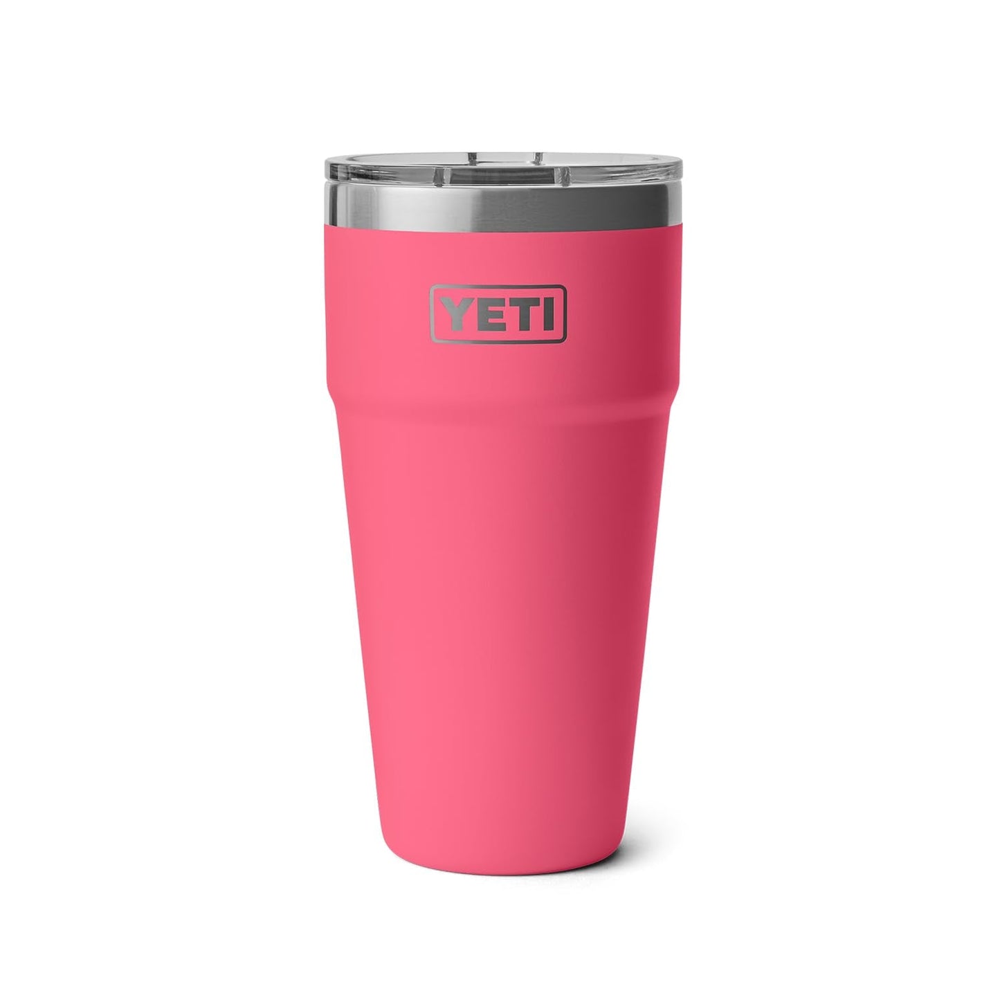 YETI Rambler 30 oz Stackable Tumbler, Stainless Steel, Vacuum Insulated with MagSlider Lid, Tropical Pink