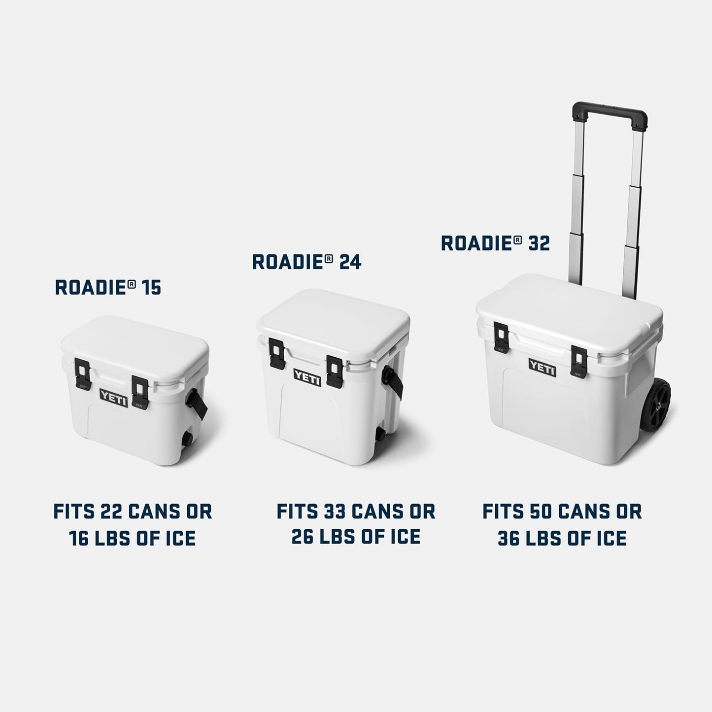 YETI Roadie 24 2.0 Hard Cooler with DoubleDuty Shoulder Strap and Drain Plug, Rescue Red