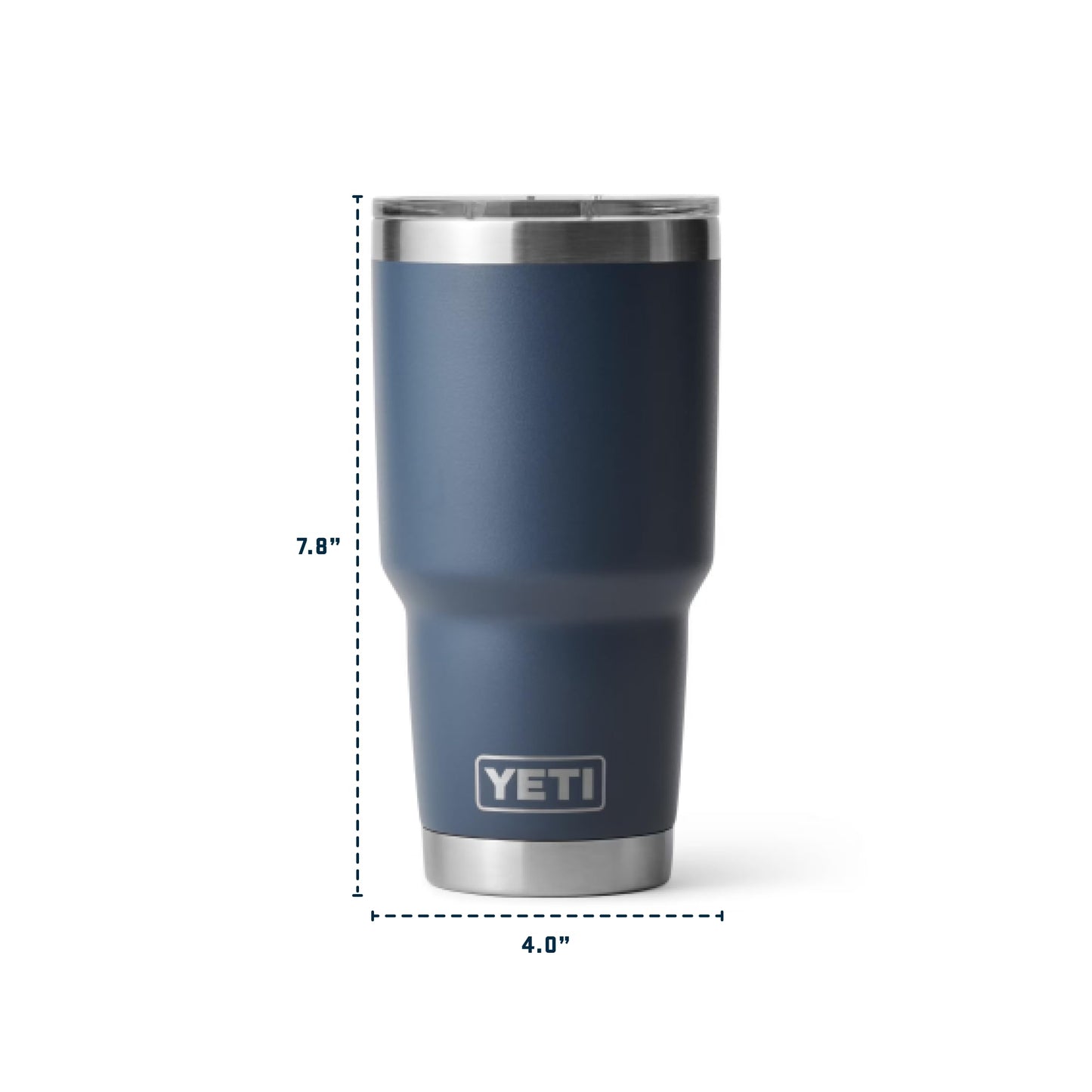 YETI Rambler 30 oz Stainless Steel Vacuum Insulated Tumbler w/MagSlider Lid, Black
