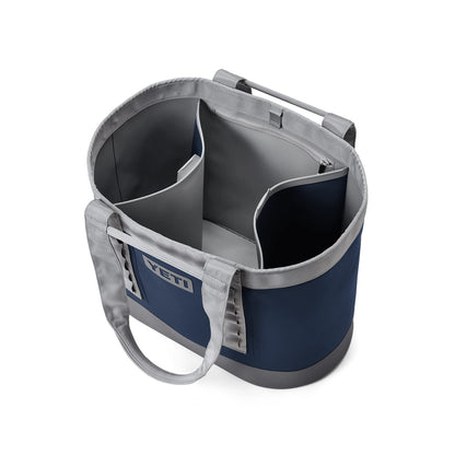 YETI Camino 50 Carryall with Internal Dividers, All-Purpose Utility, Boat and Beach Tote Bag, Durable, Waterproof, Navy