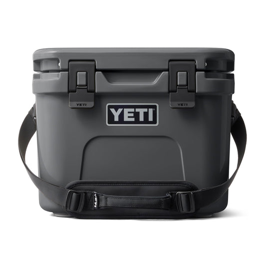 YETI Roadie 15 Hard Cooler with DoubleDuty Shoulder Strap, Charcoal