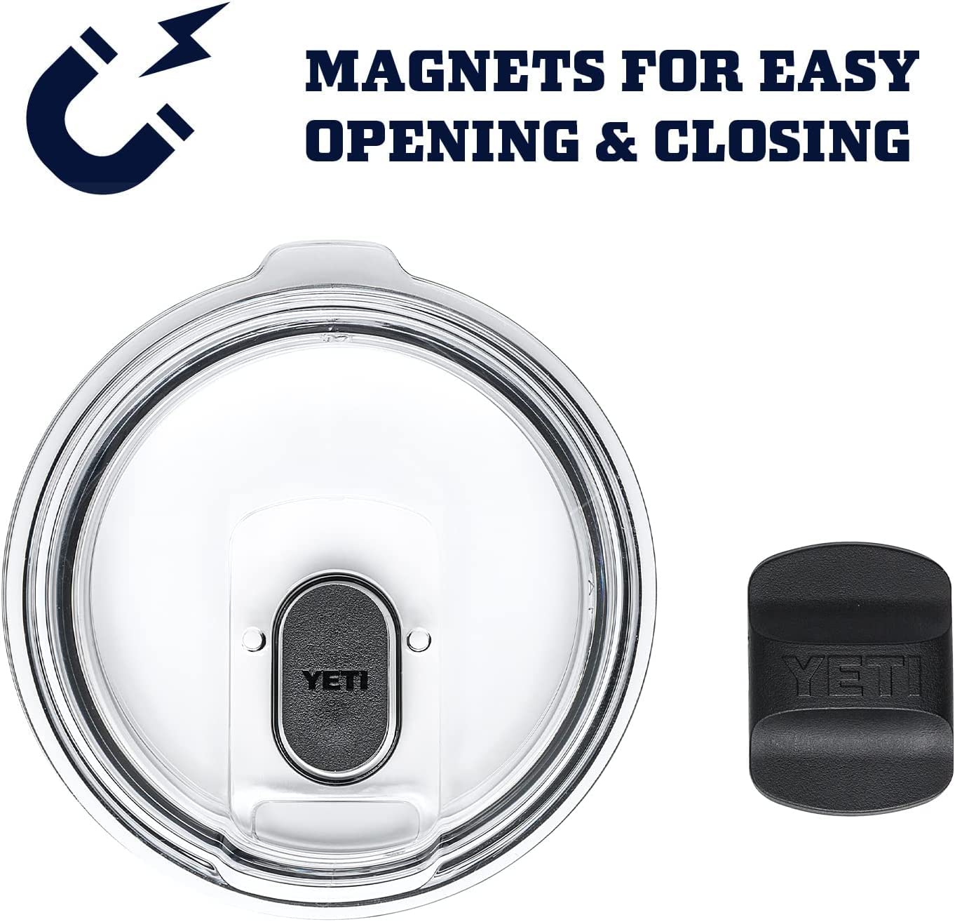 YETI Rambler 30 oz Stainless Steel Vacuum Insulated Tumbler w/MagSlider Lid, Black