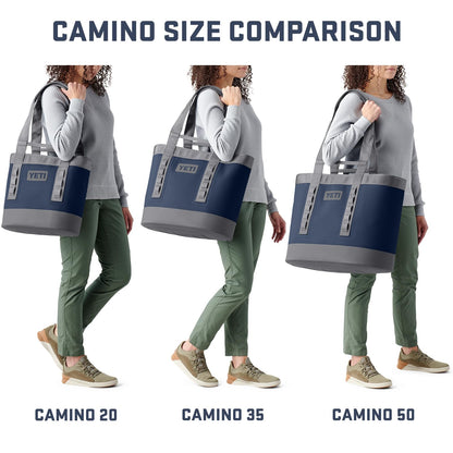 YETI Camino 50 Carryall with Internal Dividers, All-Purpose Utility, Boat and Beach Tote Bag, Durable, Waterproof, Navy